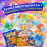 Кутия Little Dreamers 4 в 1 – Оцветяване, Пъзел, Учене и Игра